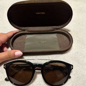 Tom Ford Aviator Mirrored Sunglasses